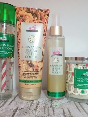 Cinnamon Sugar Pretzel Cookie Bath & Body Works Set